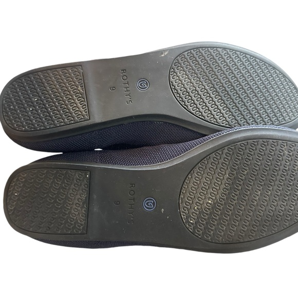 Rothy’s navy rounded toe flats sz 9 - Picture 6 of 6